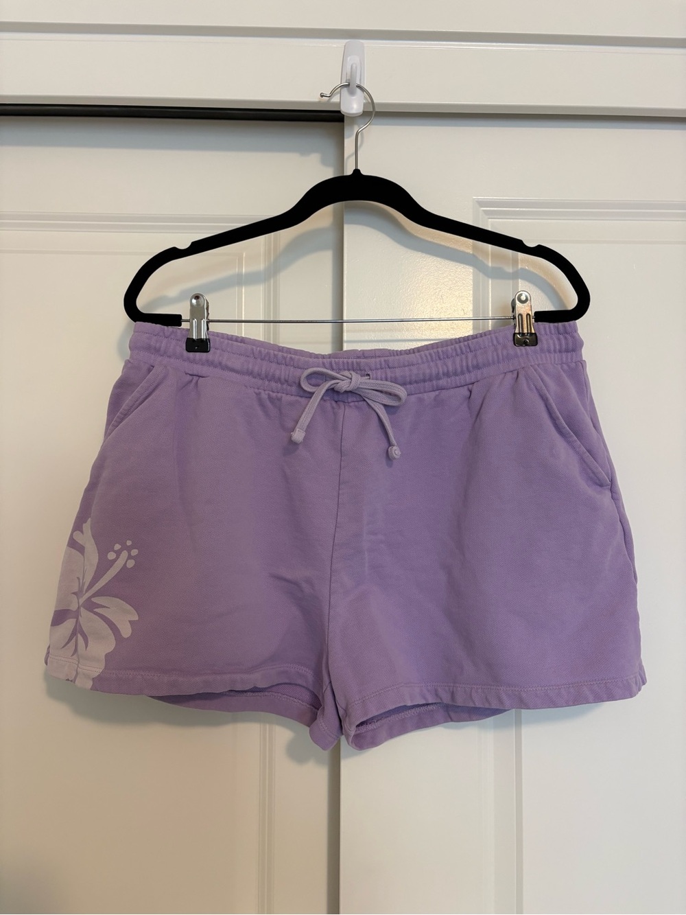 Roxy Lavender Athletic Drawstring Shorts
